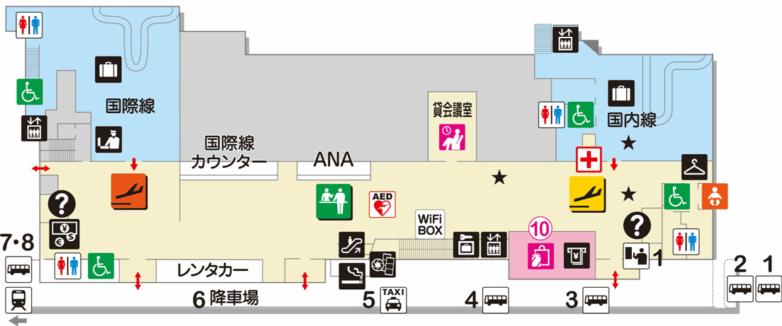 1Fフロアマップ